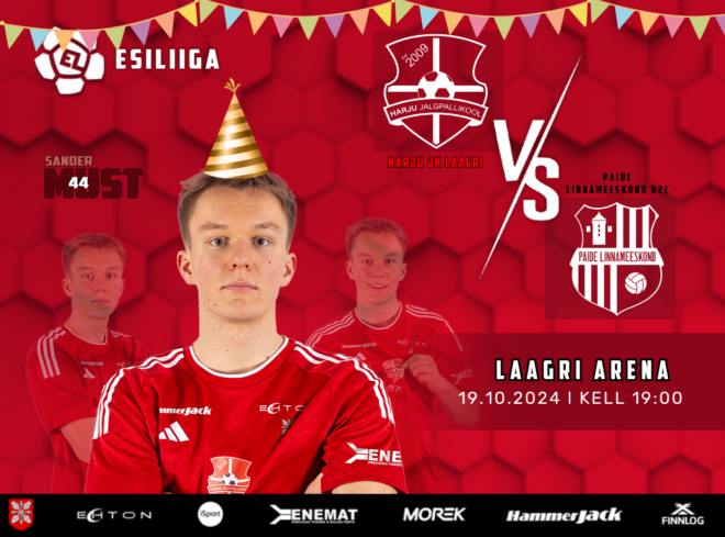 Harju 15. sünnipäev: Harju JK Laagri – Paide Linnameeskond U21