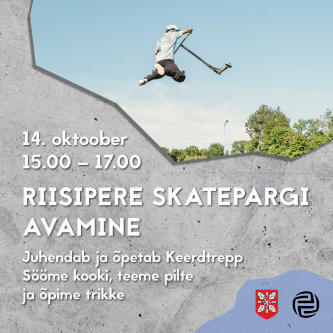 Riisipere skatepargi avamine