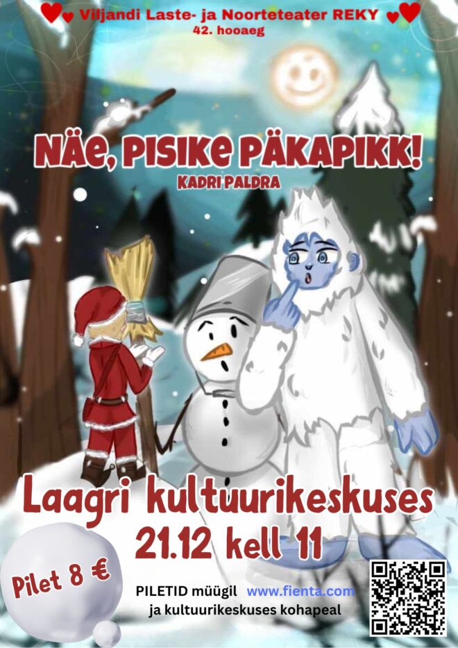 Jõulumuinasjutt “Näe, pisike päkapikk”