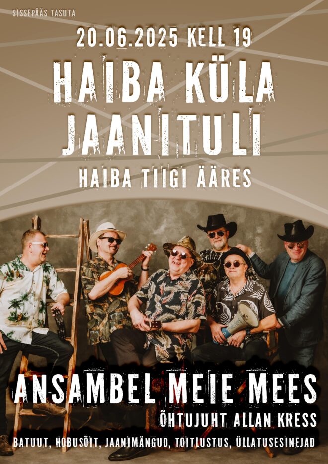 Haiba küla jaanituli 2025 | ansambel MEIE MEES