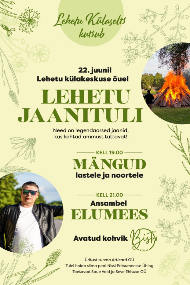 Lehetu küla Jaanituli