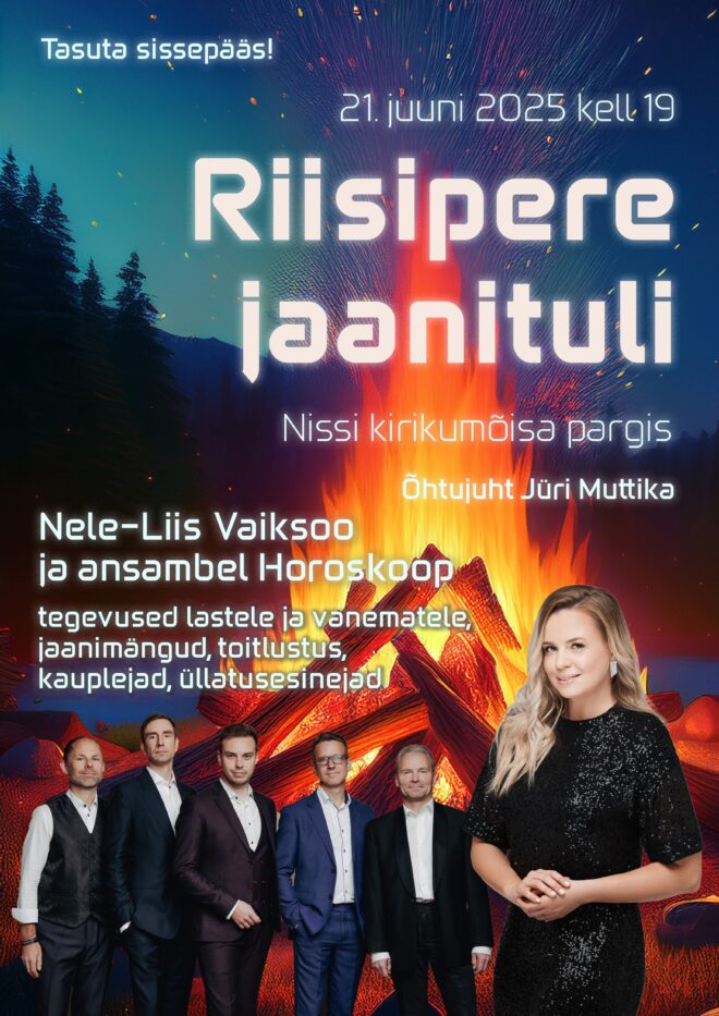 Riisipere jaanituli 2025 | Nele-Liis Vaiksoo & ansambel Horoskoop