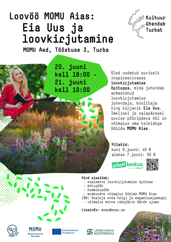 Loovöö Momu Aias: Eia Uus ja Loovkirjutamine