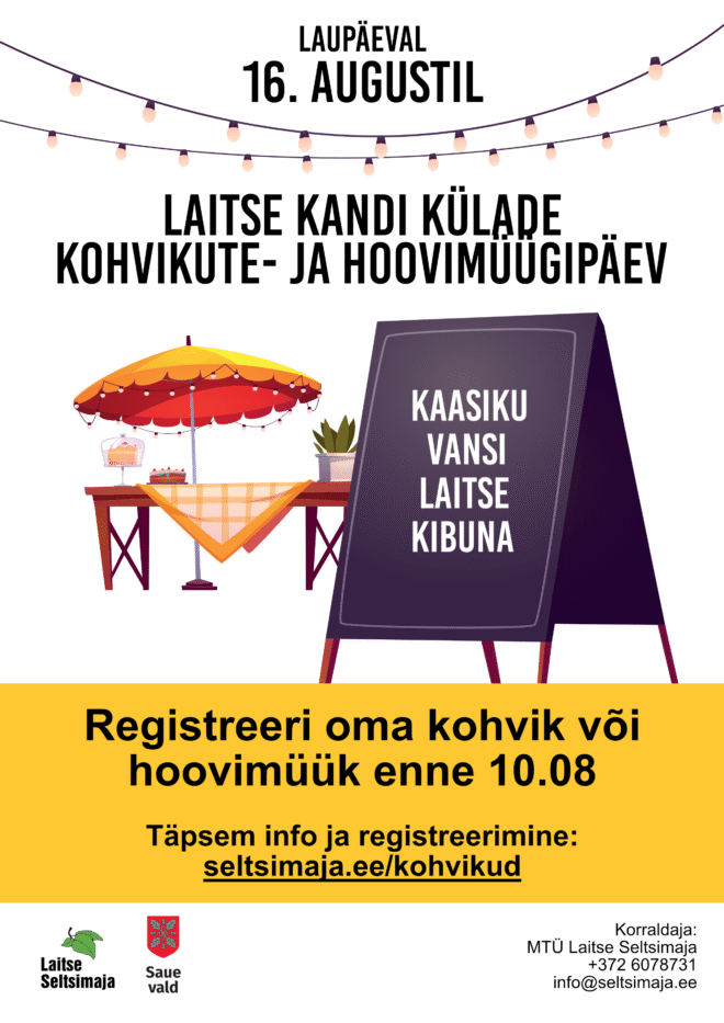 Laitse kandi külade kohvikute- ja hoovimüügipäev