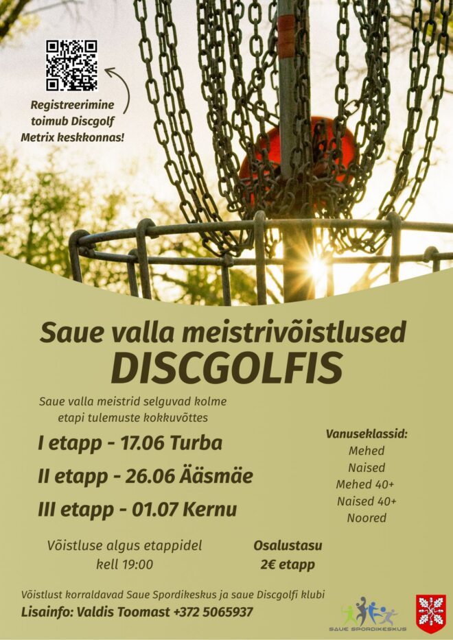 Saue valla meistrivõistlused discgolfis – II etapp