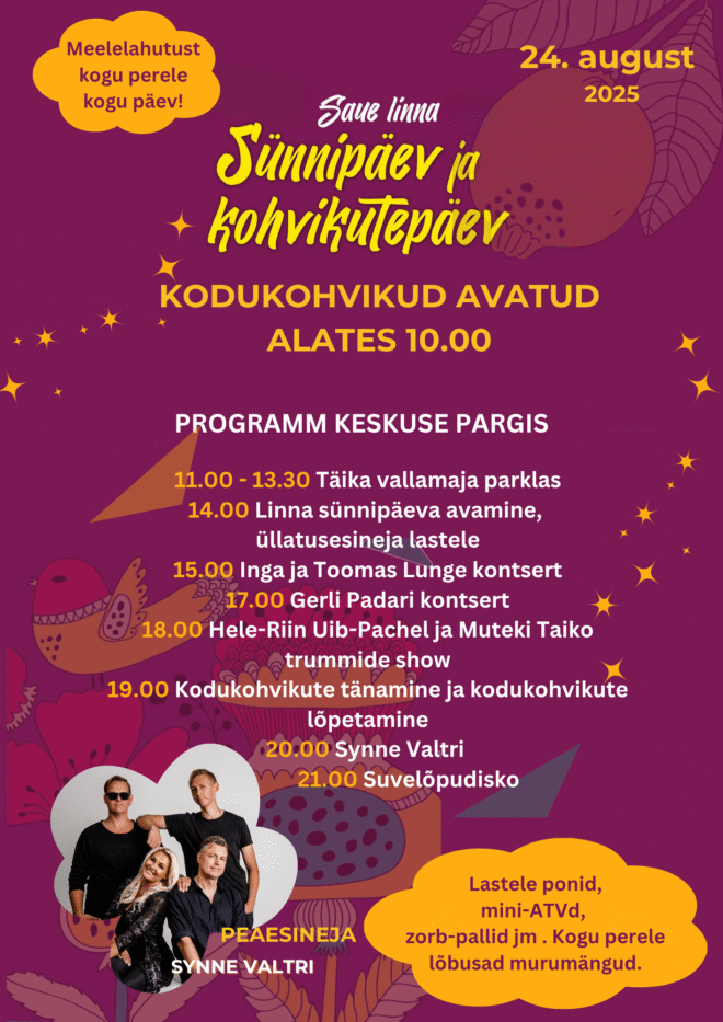 Saue linna sünnipäev ja kohvikutepäev