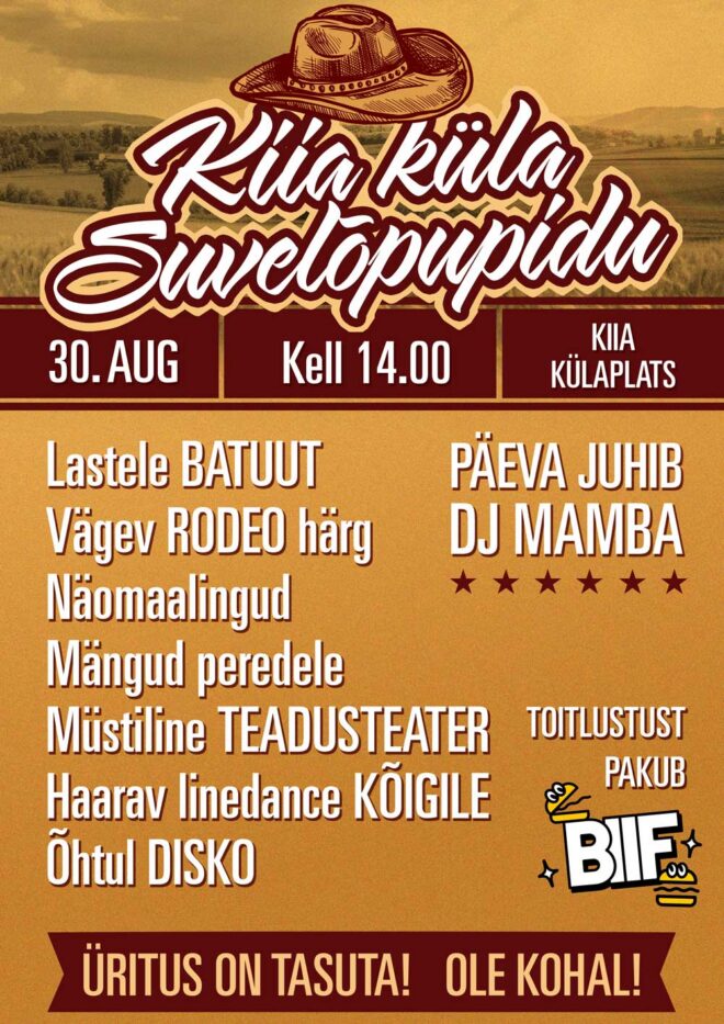 Kiia küla suvelõpupidu
