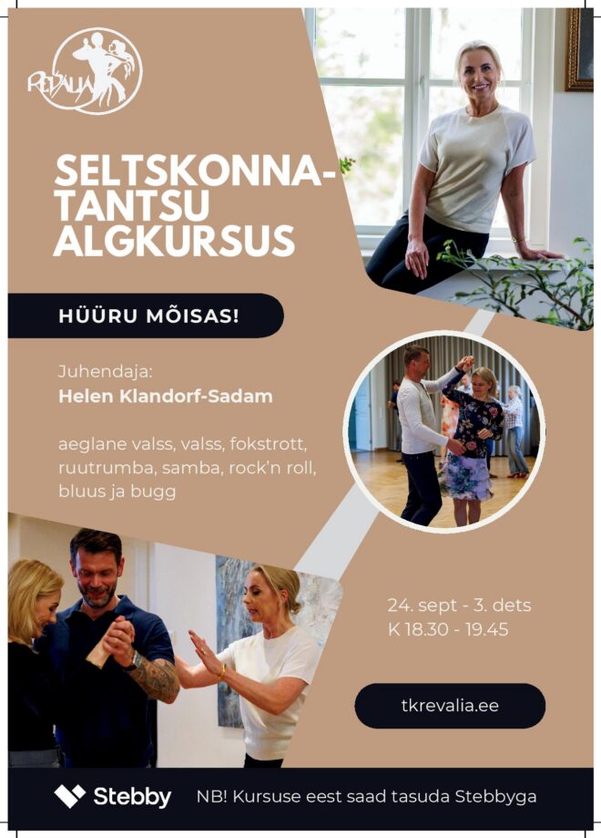 Seltskonnatantsu algkursus Hüüru mõisas