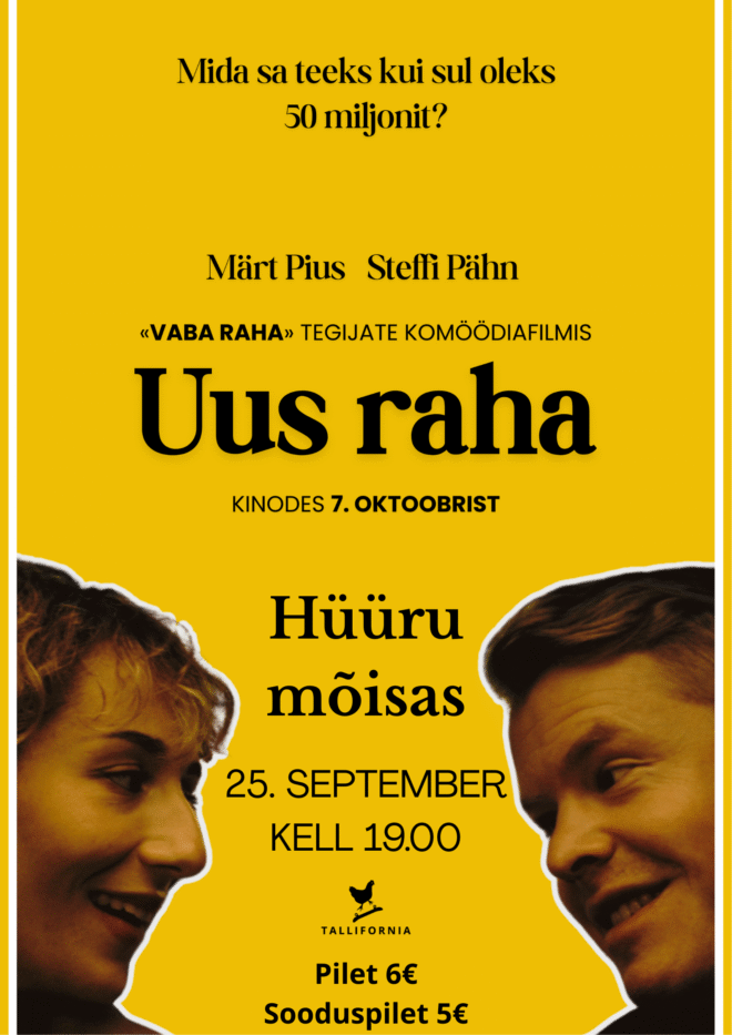 Kinoõhtu filmiga “Uus raha”