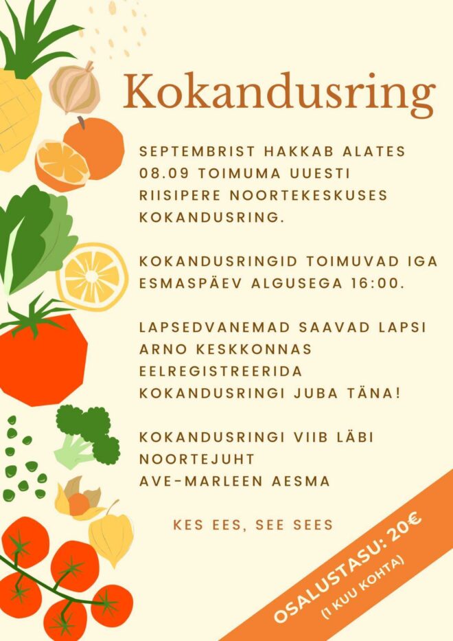 Kokandusring Riisiperes