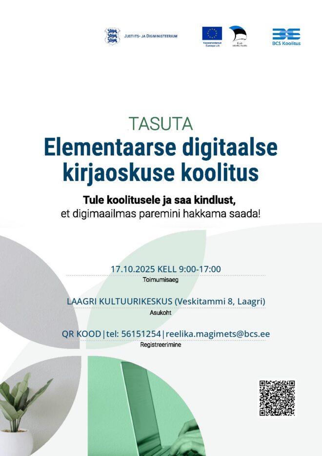 Elementaarse digitaalse kirjaoskuse koolitus