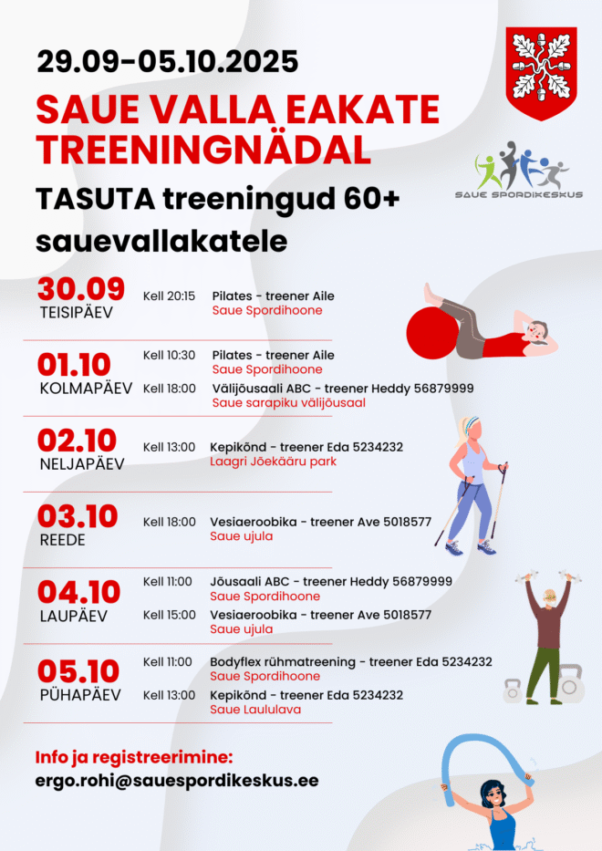 Saue valla eakate treeningnädal
