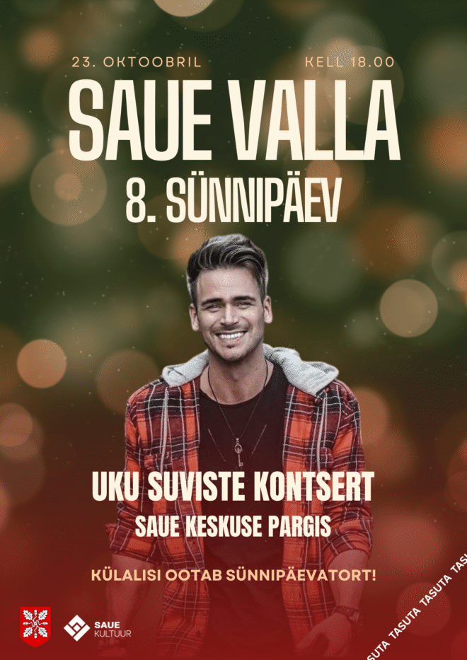 Uku Suviste kontsert Saue valla 8. sünnipäeval