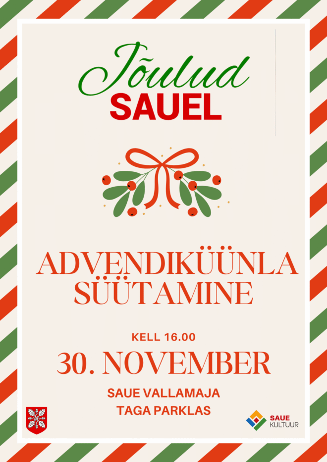 1. advendi küünla süütamine Sauel
