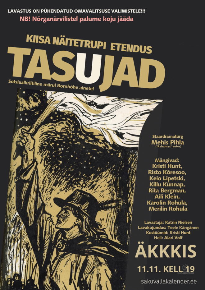etendus “Tasujad”