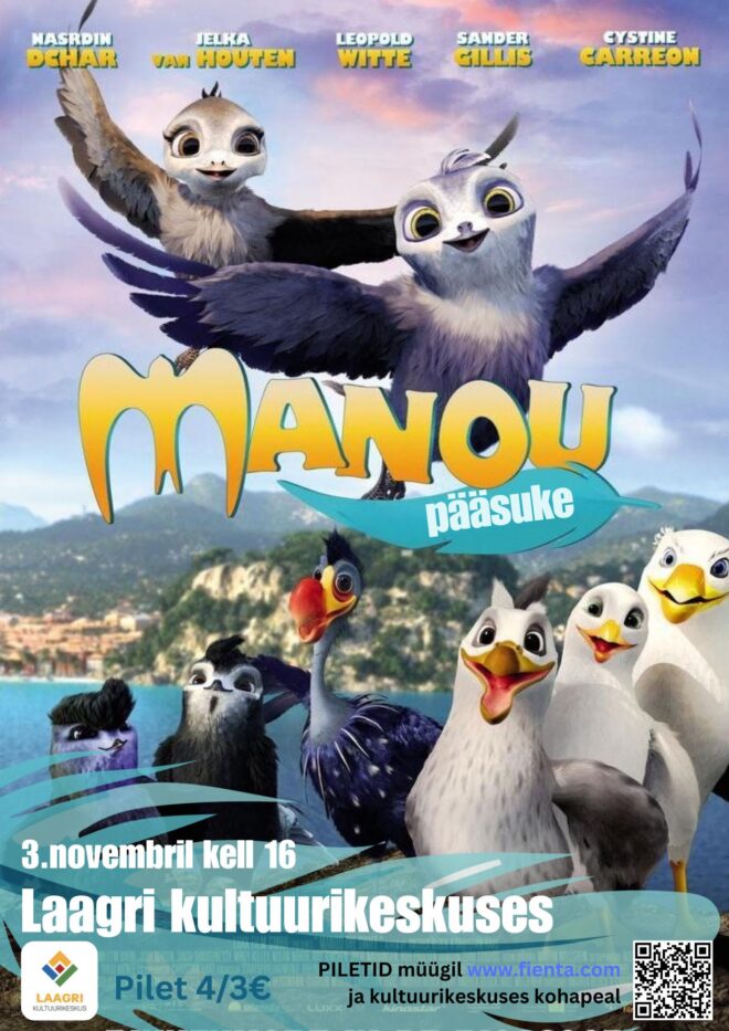 KINO: lastefilm “Pääsuke Manou”