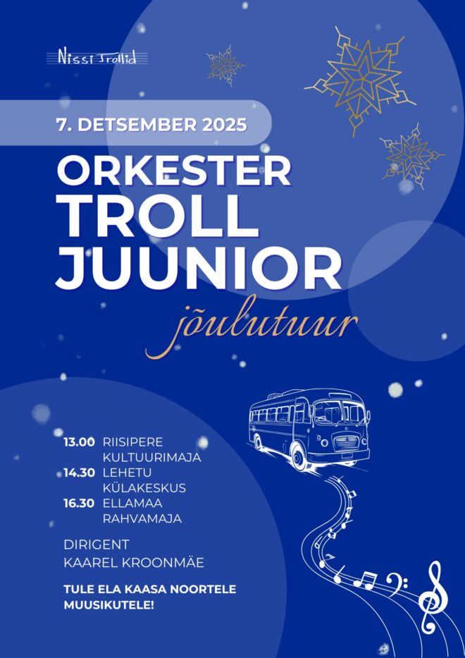 Orkester Troll juunior jõulutuur