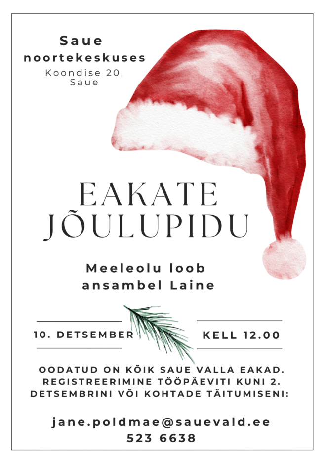 Eakate jõulupidu Sauel