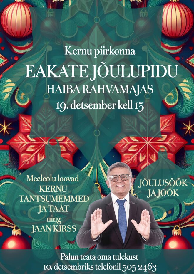 Kernu piirkonna eakate jõulupidu