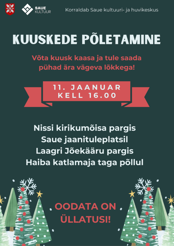 Kuuskede põletamine Saue vallas