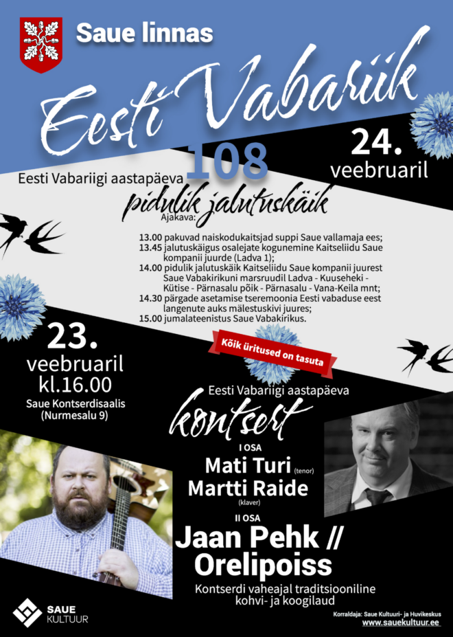 Eesti Vabariigi 108. sünnipäeva kontsert