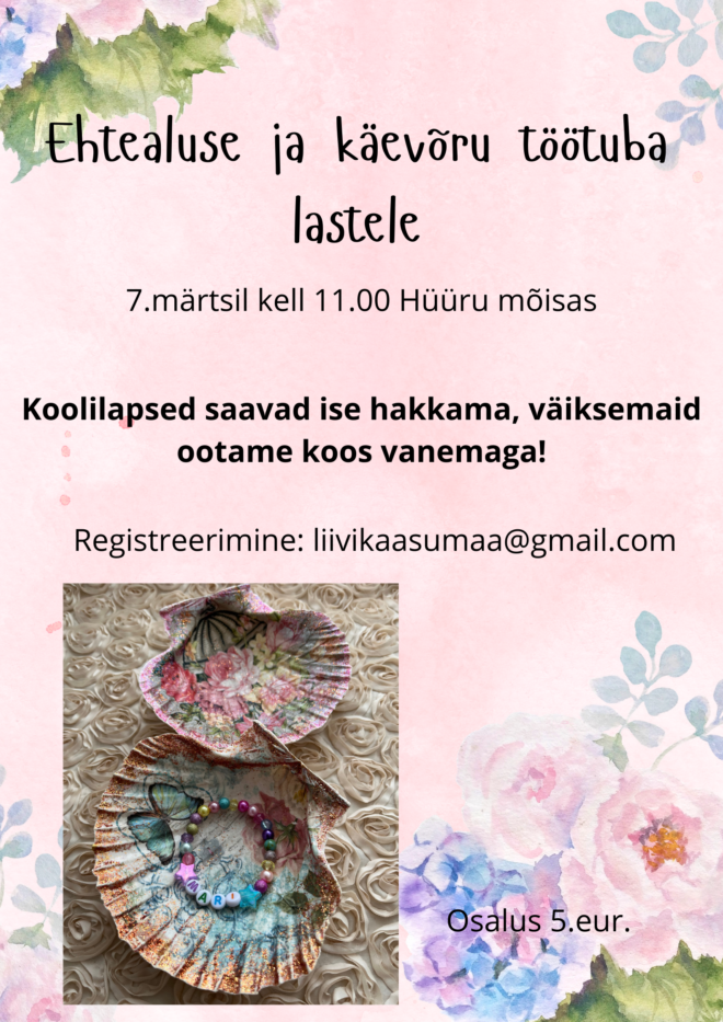 Laste meisterdamise töötuba