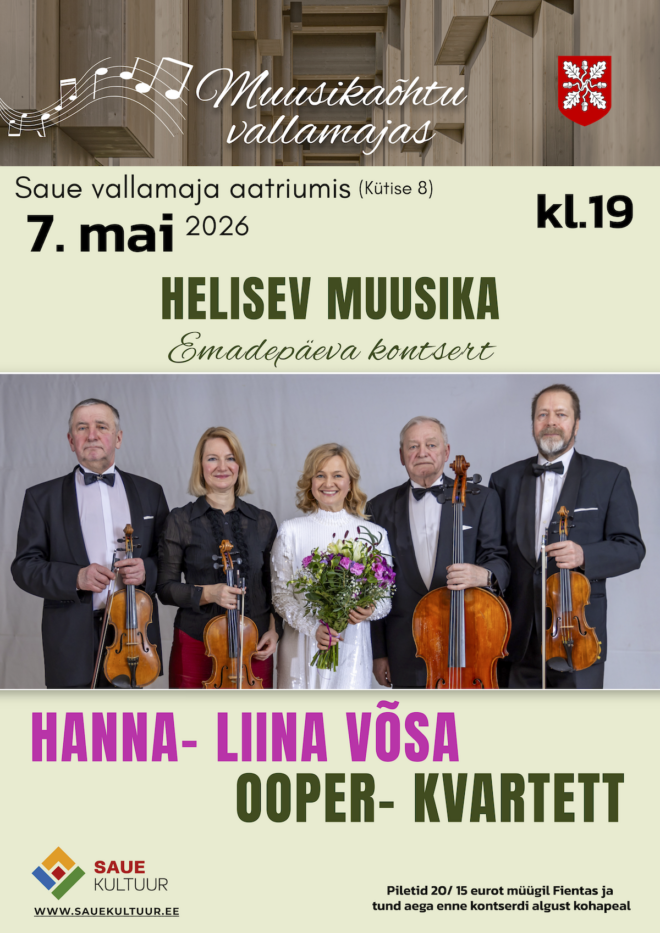 Emadepäeva kontsert: Hanna-Liina Võsa ja Ooper-Kvartett