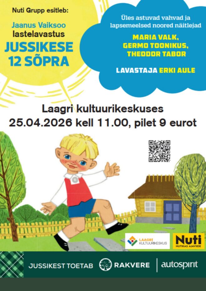 Lastehommik: etendus “Jussikese 12 sõpra”