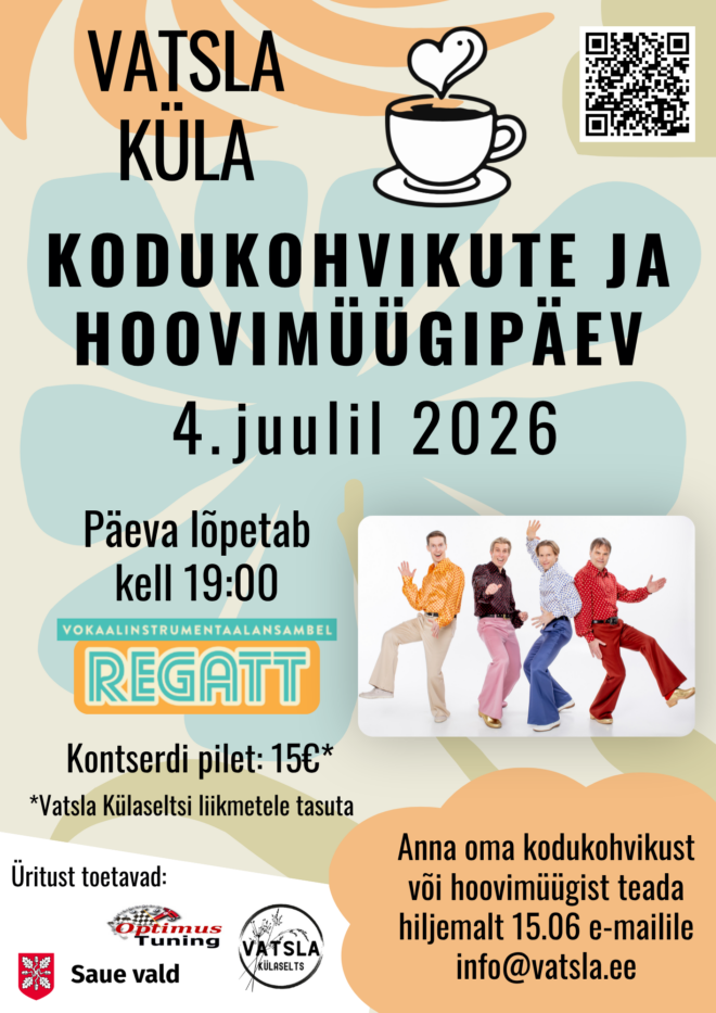 Vatsla küla kodukohvikute ja hoovimüügipäev