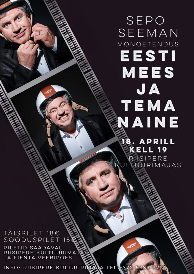 Sepo Seemani monoetendus “Eesti mees ja tema naine”