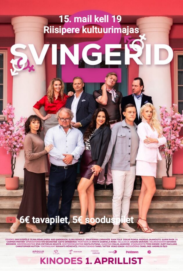 Kinoõhtu filmiga “Svingerid 2”