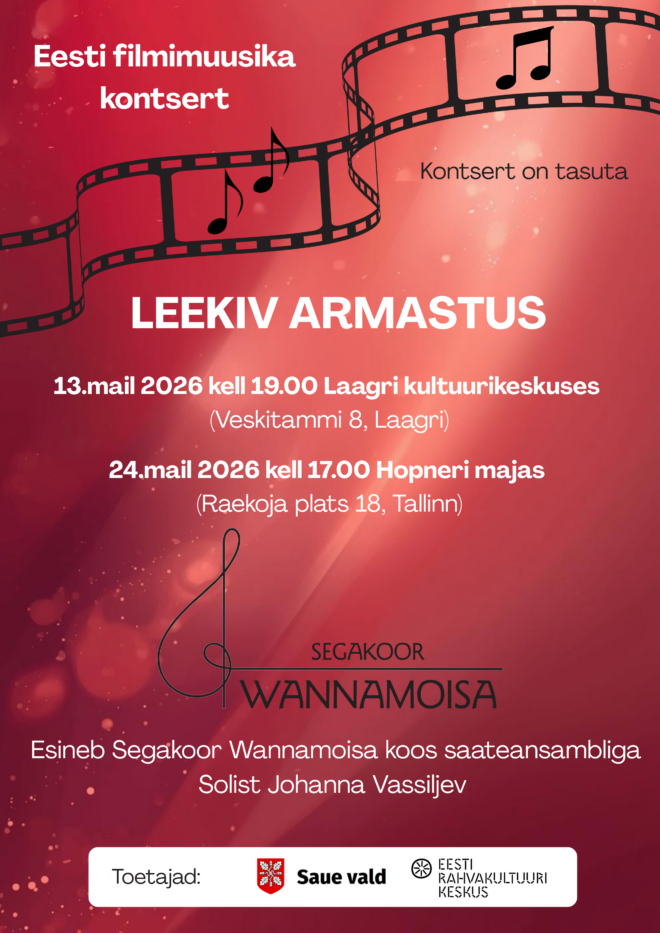 Segakoor Wannamoisa Eesti filmimuusika kontsert