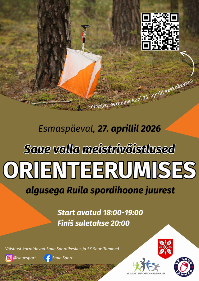 Saue valla meistrivõistlused orienteerumises 2026