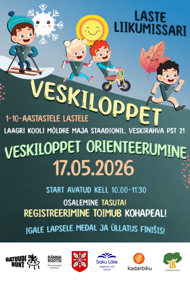 Laste liikumissari Veskiloppet: Orienteerumine