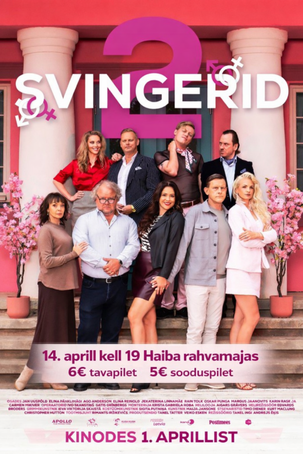 Kinoõhtu filmiga “Svingerid 2”