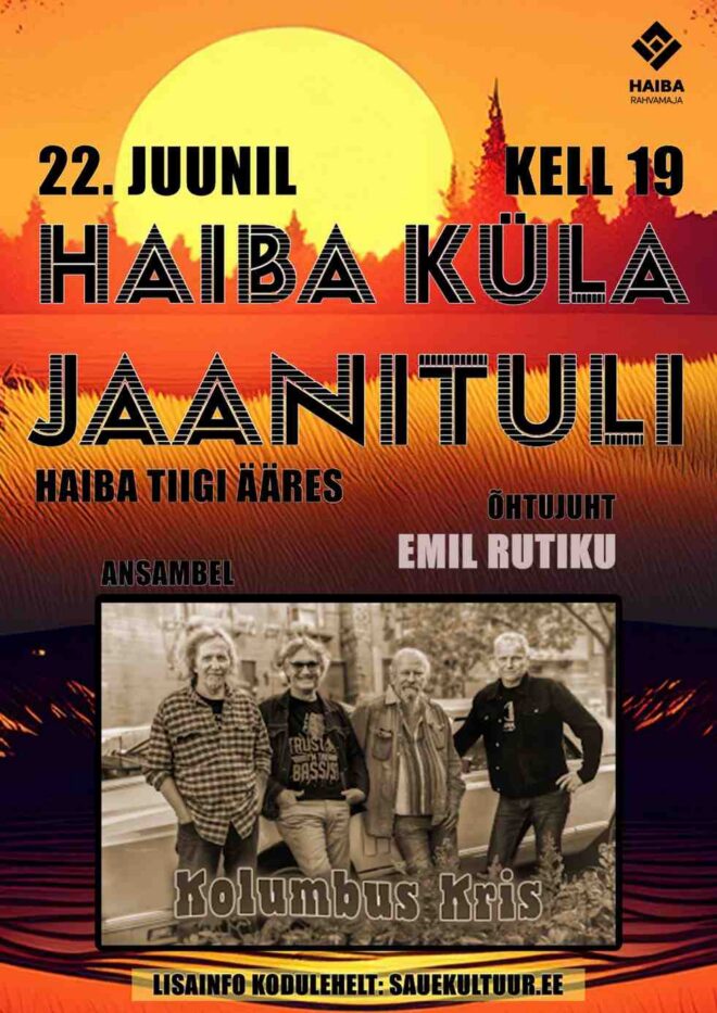 Haiba küla jaanituli 2026 | ansambel Kolumbus Kris