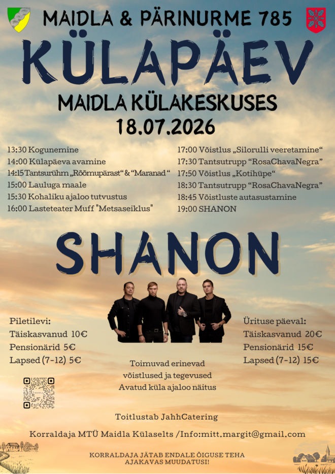 Maidla & Pärinurme 785 Külapäev