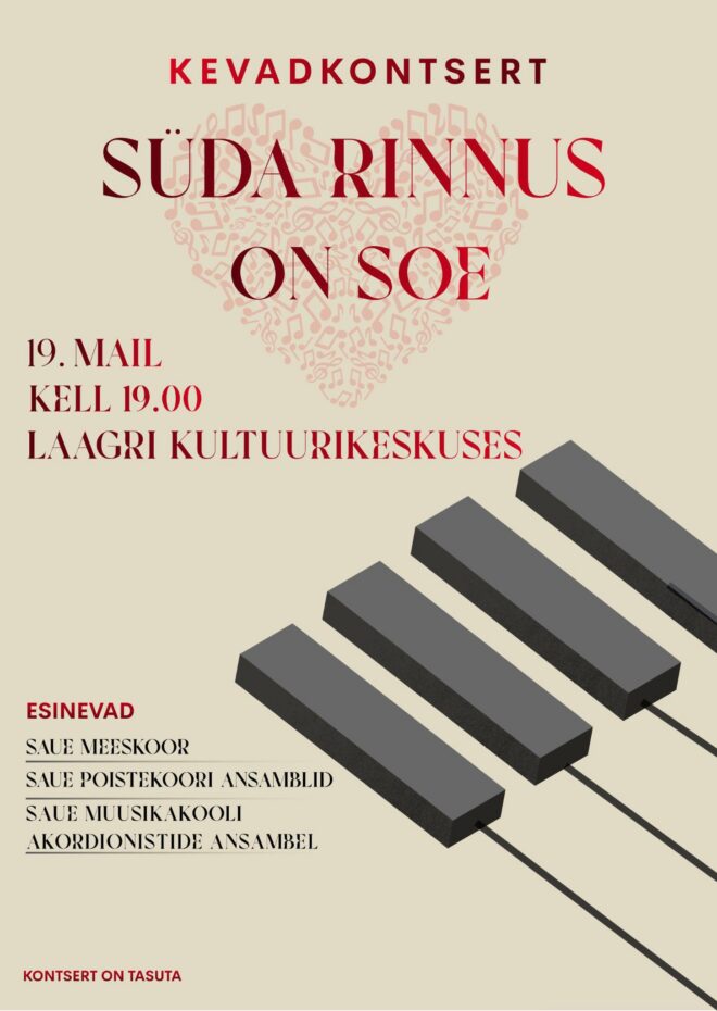 Kevadkontsert “Süda rinnus on soe”
