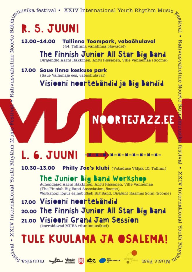 XIV Rahvusvaheline Noorte Rütmimuusika Festival Visioon 2026