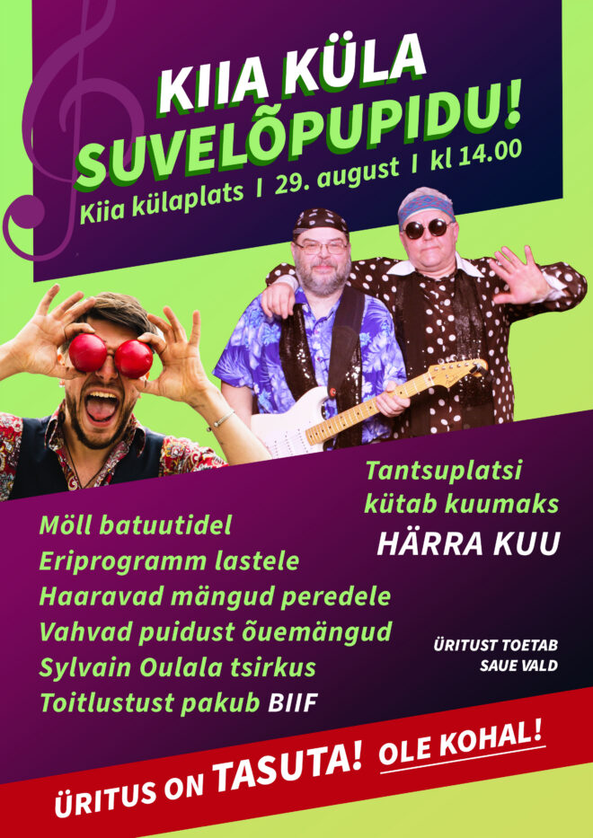 Kiia küla SUVELÕPUPIDU