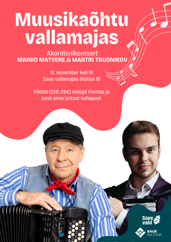 Muusikaõhtu vallamajas: Marko Matvere & Martin Trudnikov