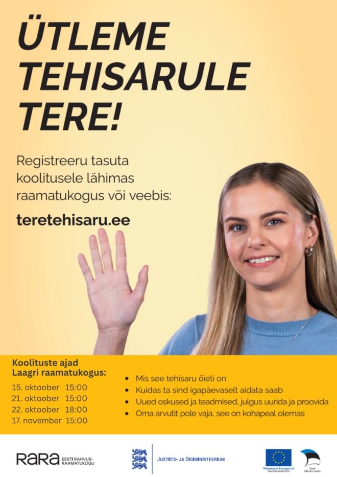 TÕN 2026: Koolitus “Ütleme tehisarule tere!”