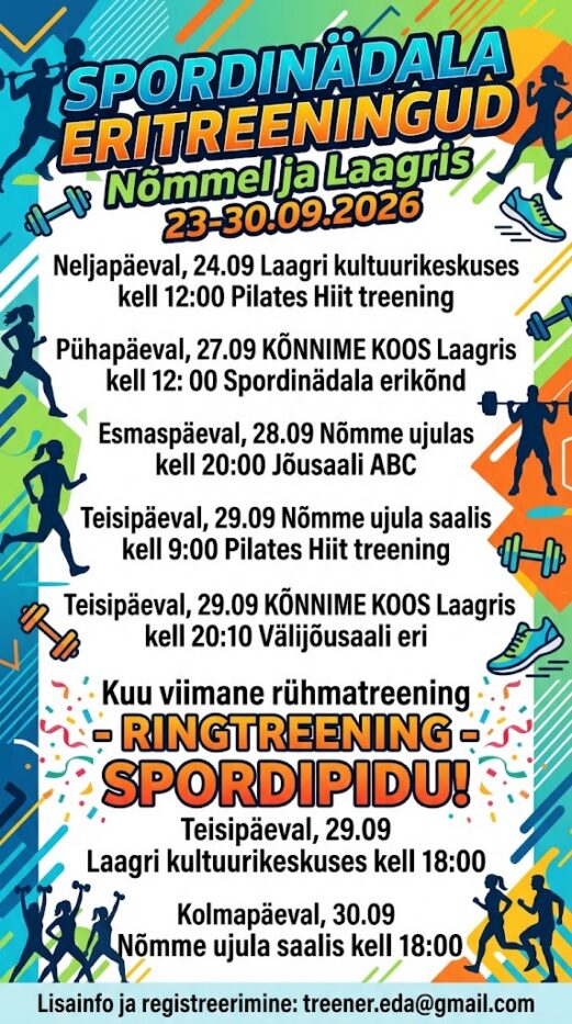Spordinädal 23-30.09.2026