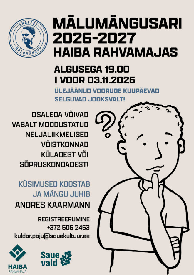 Haiba mälumängusarja 2026/27. hooaja avamäng
