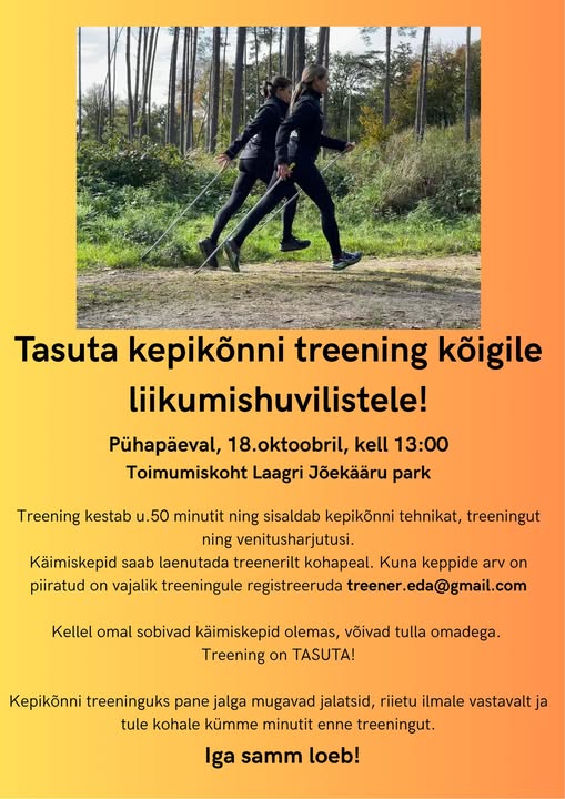 Kepikõnni algõpetus