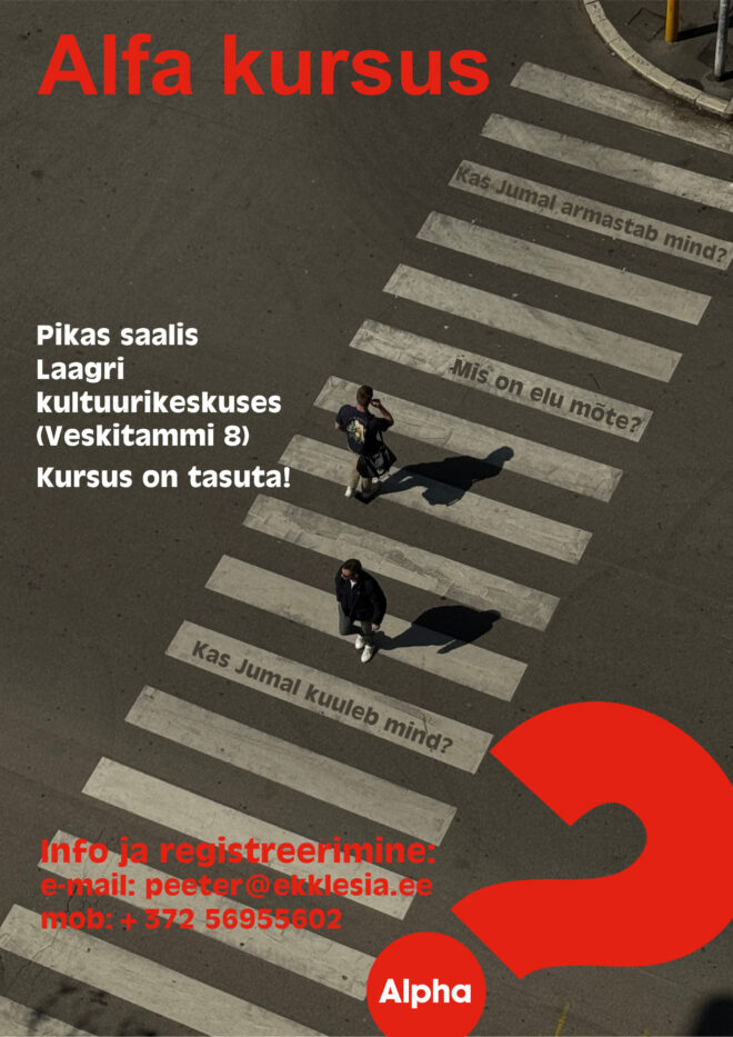 Kristluse põhitõdede kursus: ettekanne teemal: “Miks Jeesus suri?”